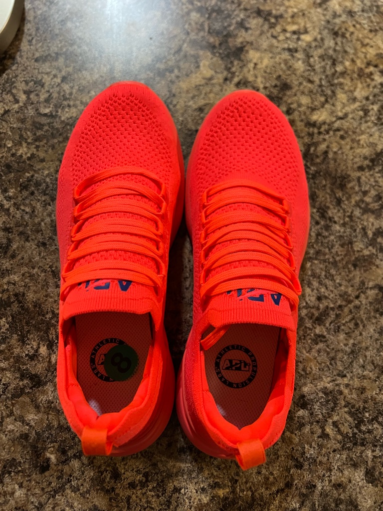 Apl Techloom Knit Sneakers - Neon Orange